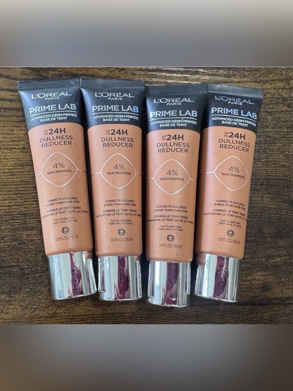 L'Oreal Prime Lab Advanced Derm Primer Dullness Reducer (Set of 4)